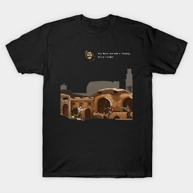 8Bit Uncharted T-Shirt by Fra3guitars